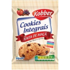 Cookies Integrais Torta Maçã - 150g - Kobber